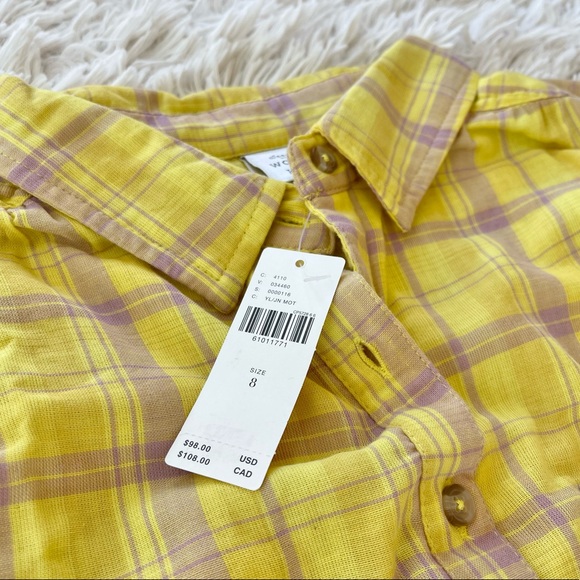 Anthropologie Seen Worn Kept Romy Button Down Blouse Top Shirt 8 - Picture 2 of 9